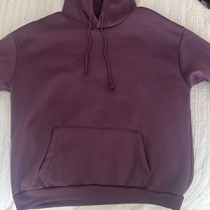 SHIEN thermal lined drawstring hoodie